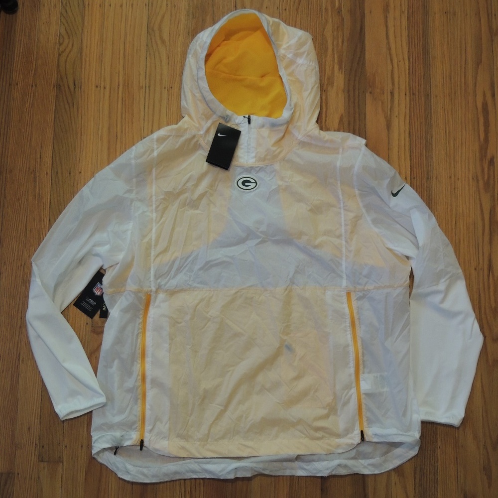 Green Bay Packers Windbreaker Jacket Nike On Field